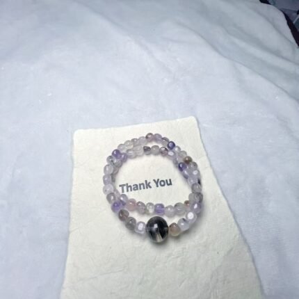 peach blossom super seven bracelet